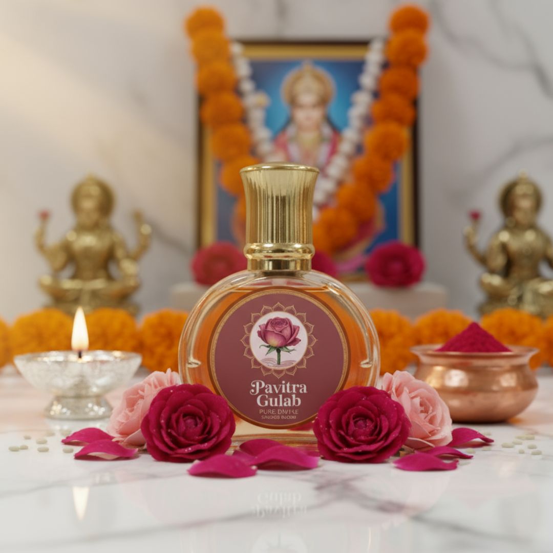 Pavitra Gulab Attar (PURE FOR PUJA)