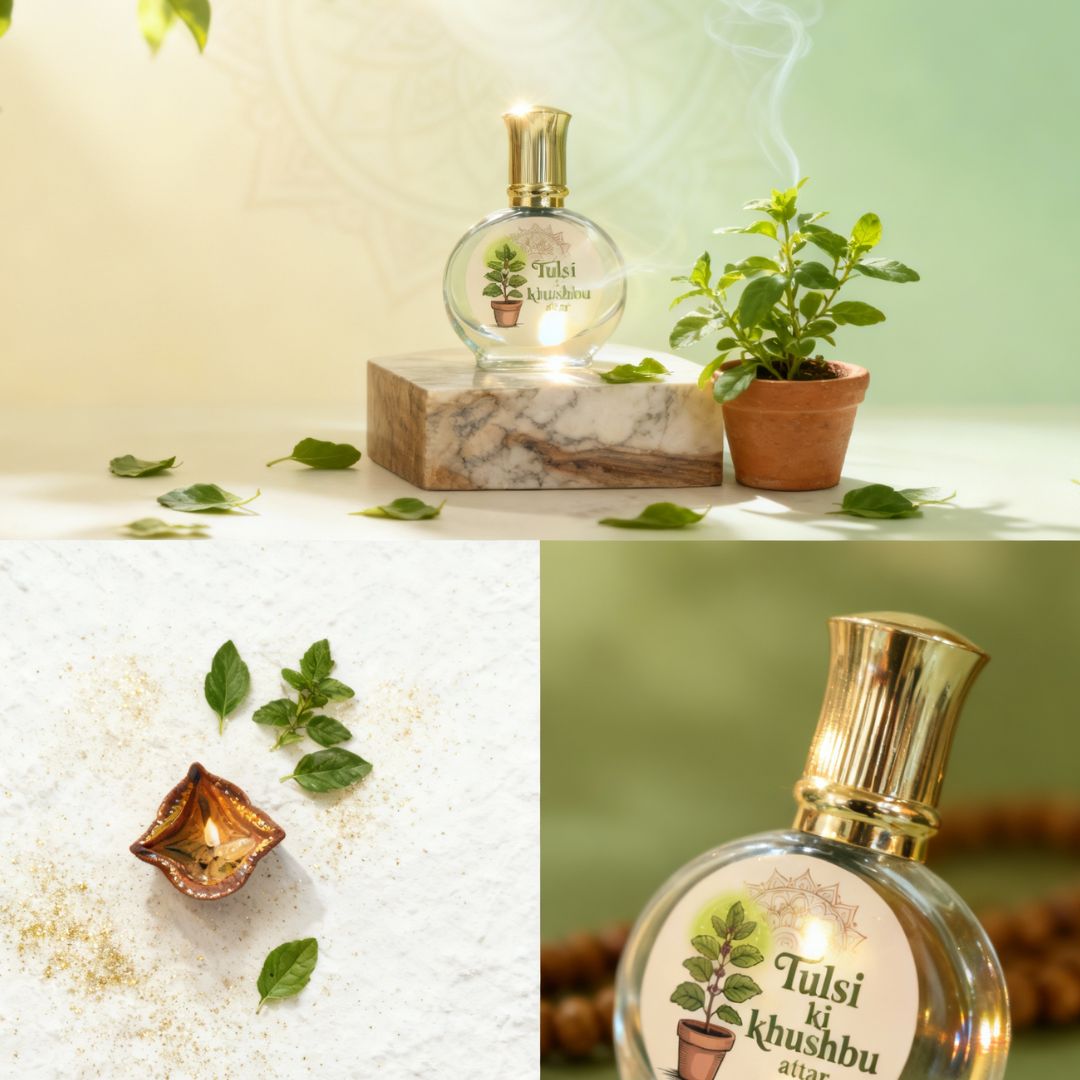 TULSI KI KHUSHBU ATTAR (PURE FOR PUJA)