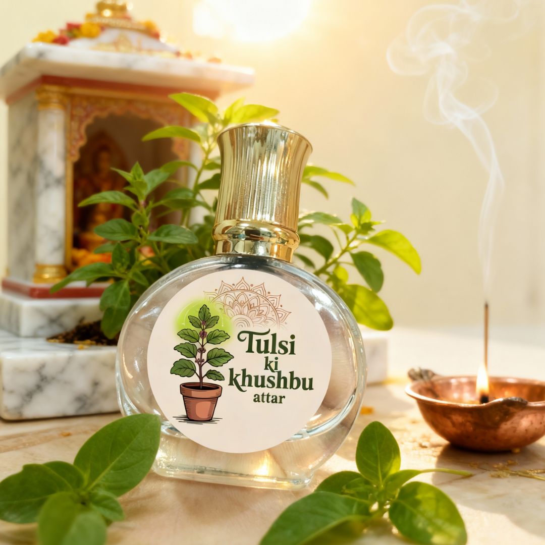 TULSI KI KHUSHBU ATTAR (PURE FOR PUJA)