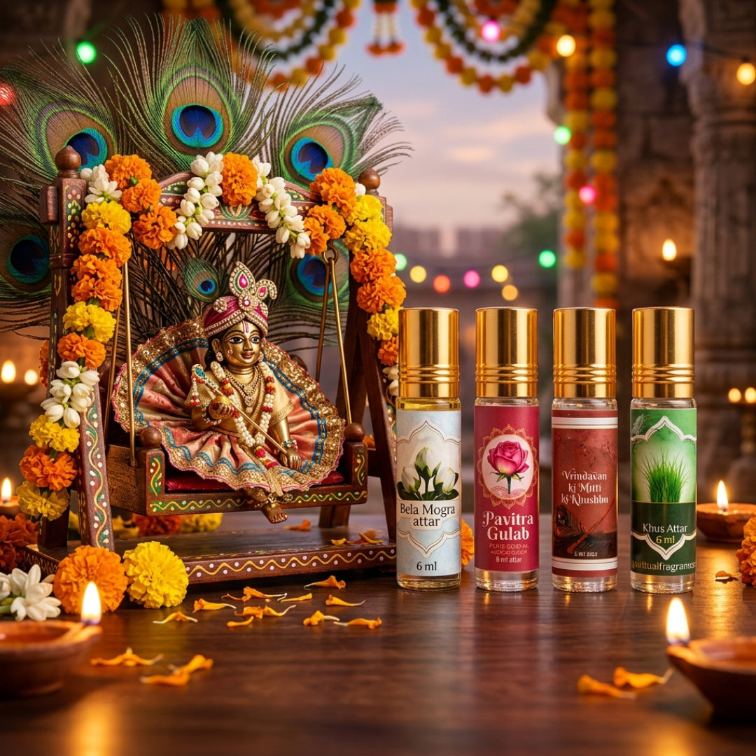 Laddu Gopal Puja Attar 4 in 1 Combo