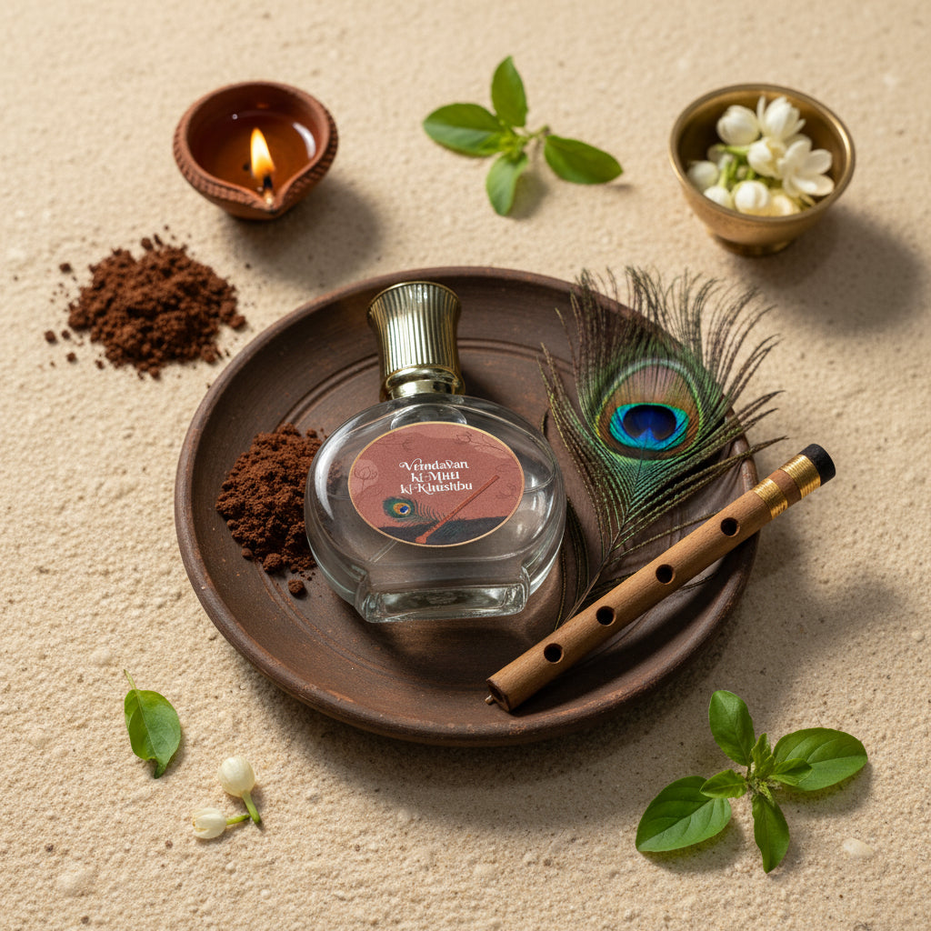 Vrindavan Ki Mitti Attar (PURE FOR PUJA)