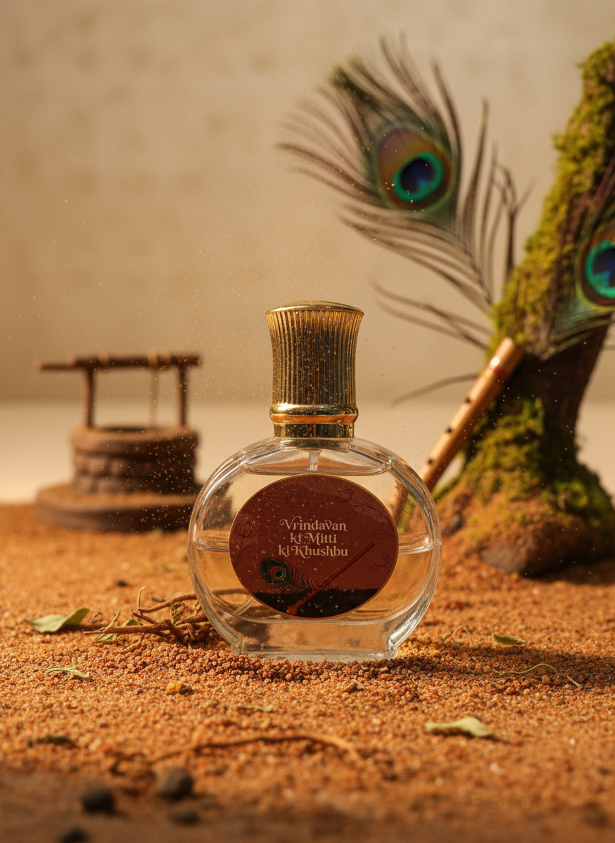 Vrindavan Ki Mitti Attar (PURE FOR PUJA)