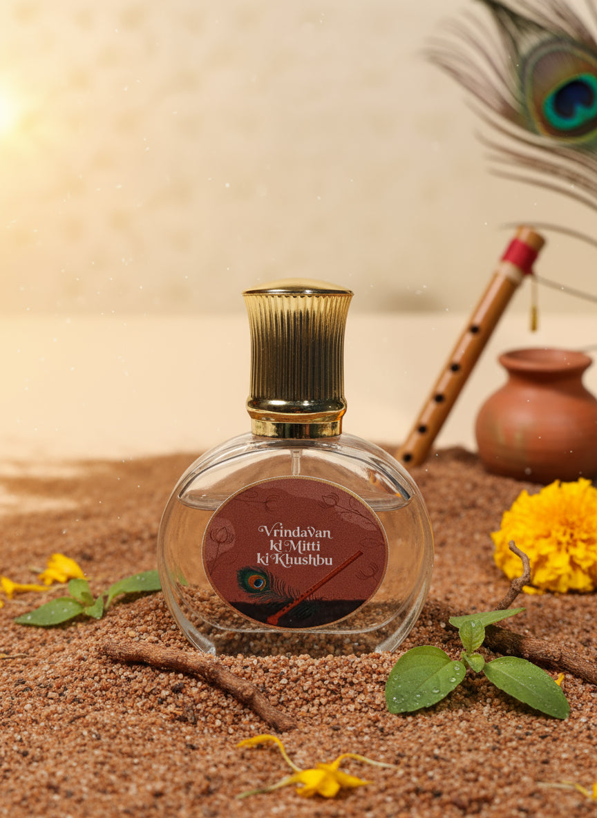 Vrindavan Ki Mitti Attar (PURE FOR PUJA)