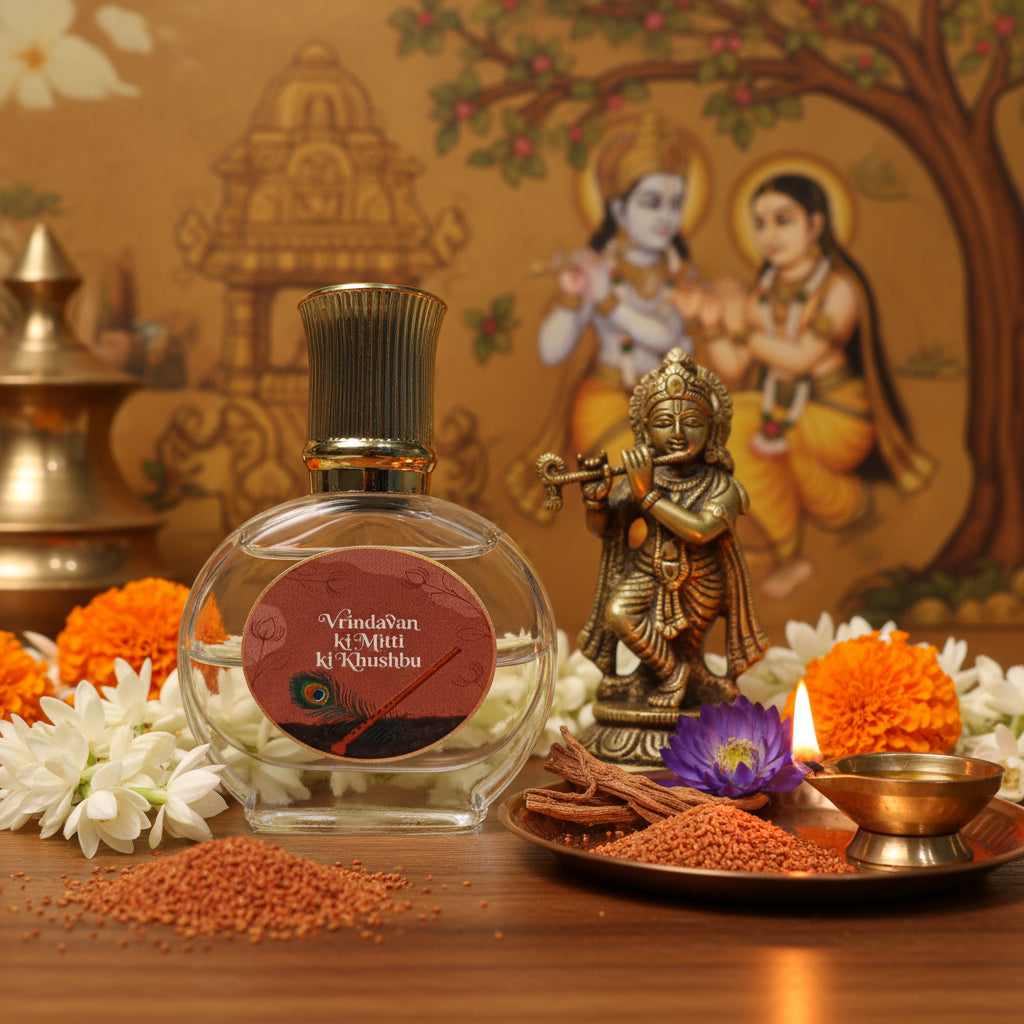 Vrindavan Ki Mitti Attar (PURE FOR PUJA)